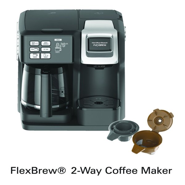 Hamilton Beach FlexBrew 12 cups Black Coffee Maker 49976